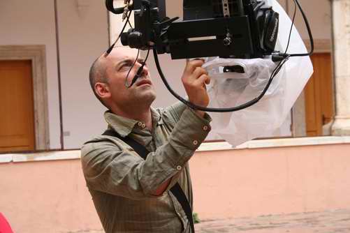 The set of "Alieno, l'uomo del futuro"